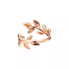 Replica Tiffany Olive Leaf Bypass Ring in Rose Gold