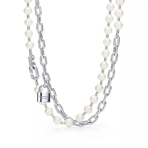 Tiffany Replica Pearl Lock Necklace