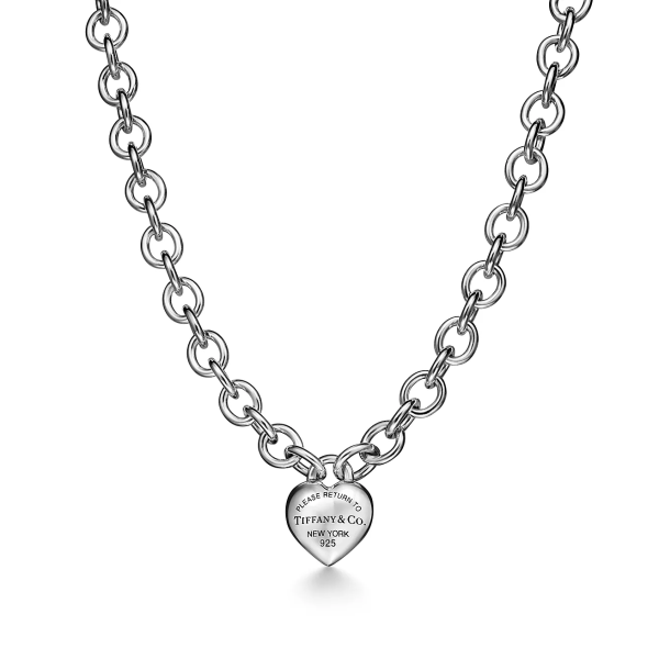 Tiffany replica Full Heart Toggle Necklace