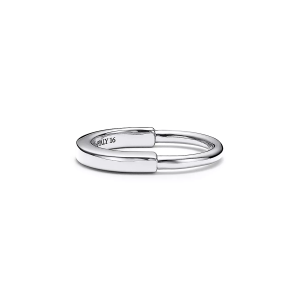 Tiffany Replica Lock Ring in White Gold